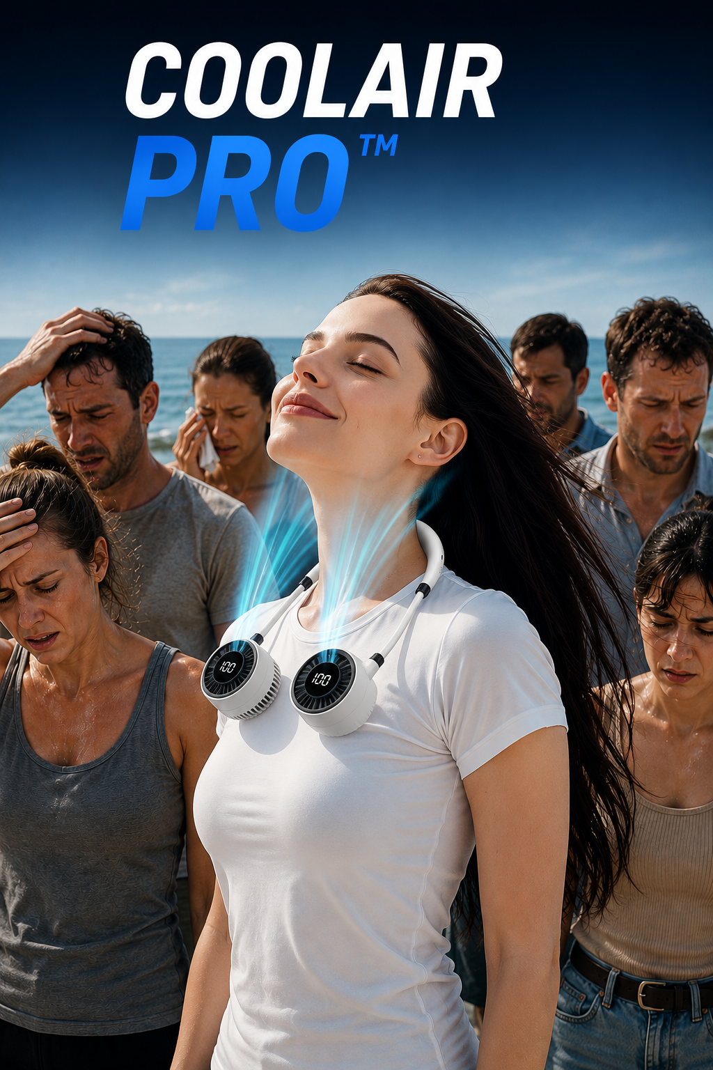 CoolAir™ | Ventilador de Cuello Recargable